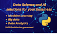 build data science, machine learning and big data projects using python and r