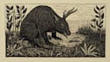 illustrate animal or botanical linocut based on your request
