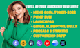 be your blockchain developer to build custom smart contract, dapp on evm, solana