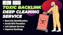 disavow toxic domain URL backlinks effectively and quickly