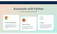 make web automation, scraping, telegram bots in python