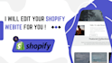 edit your shopify homepage