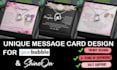make shineon message cards design for your jewelry business