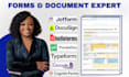 design docusign jotform pandadoc typeform cognito forms google forms helloforms