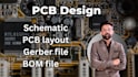 make pcb circuit design and pcb layout in  proteus kicad easyeda