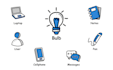 design custom hand drawn doodle icons for apps, websites, and brands