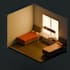 design custom isometric rooms in blender