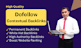 make da 50 plus dofollow contextual backlinks off page seo