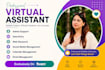 be your virtual assistant for admin support