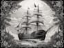 do a black and white engraving style illustration