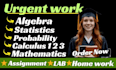 help you in mathematics statistics calculus trigonometry and math algebra