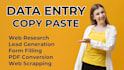 do fast data entry, copy paste work
