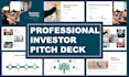 design a professional investor pitch deck and startup presentation