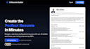 create and launch your first ai resume saas