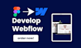 develop a webflow website