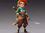illustrate your character for novel, ebook, game scene