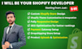 create ecommerce shopify website develop and shopify store development