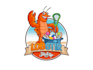 design lobster business fun logo