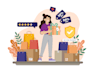 create modern flat vector icons and web illustrations