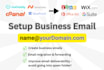 create setup business email with your domain