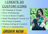 create modern 3d icons