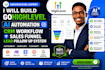 build gohighlevel ai automation crm workflow sales funnel lead follow up system