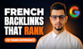 skyrocket ranking with quality french backlinks