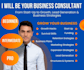 be your business consultant and analyst
