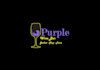design purple wine bar logo