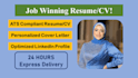 provide professional resume writing services