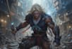 do concept art and character design full body action style