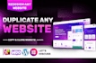 duplicate, copy, clone wordpress website