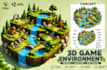 do unity 2d, 3d game, game environment in unity or unreal engine