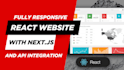 develop fully responsive react website with next js
