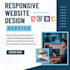 create a responsive website with HTML, CSS, js and bootstrap