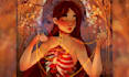 draw fantasy book cover, illustration