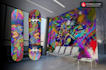 make street art graffiti style for wall cover and skateboard