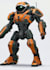 create cyberpunk sci fi robot, mecha character concept art