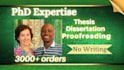 edit and proofread dissertation, thesis, academic content