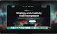 design a responsive framer website or landing page