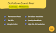 do guest posts on australia and philippines high da blogs