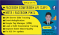 setup shopify facebook pixel, fb conversion API ga4 server side tracking by GTM