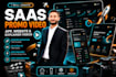 create a saas explainer video, app promo, website and software demo video