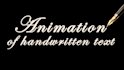 create kinetic typography and handwritten text animation