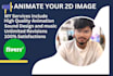 animate your 2d image and make 2d animation video for you
