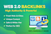 make high authority web 2 0 backlinks