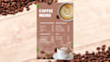 do professional coffee menu design