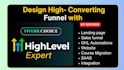 build gohighlevel landing page, go high level sales funnel, gohighlevel website
