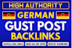 quality german backlinks 25 dofollow guest post links