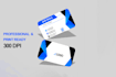 design professional bussiness card with print ready file